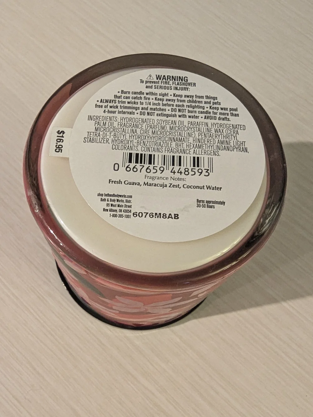 Bath & Body Works Viva Brazil Scented Single Wick Jar Candle